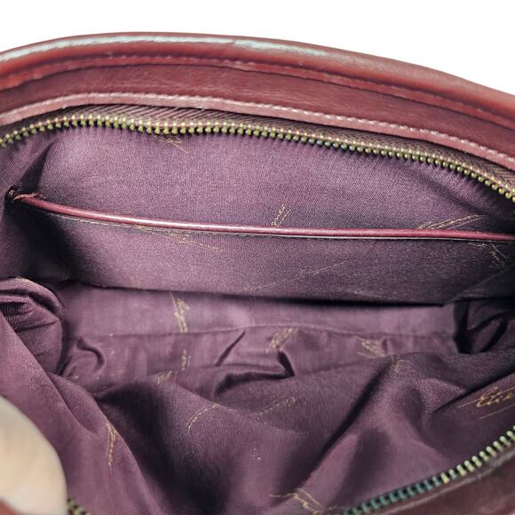 Etienne Aigner Vintage Cordovan Leather Over-the-Shoulder Handbag - Picture 7 of 14